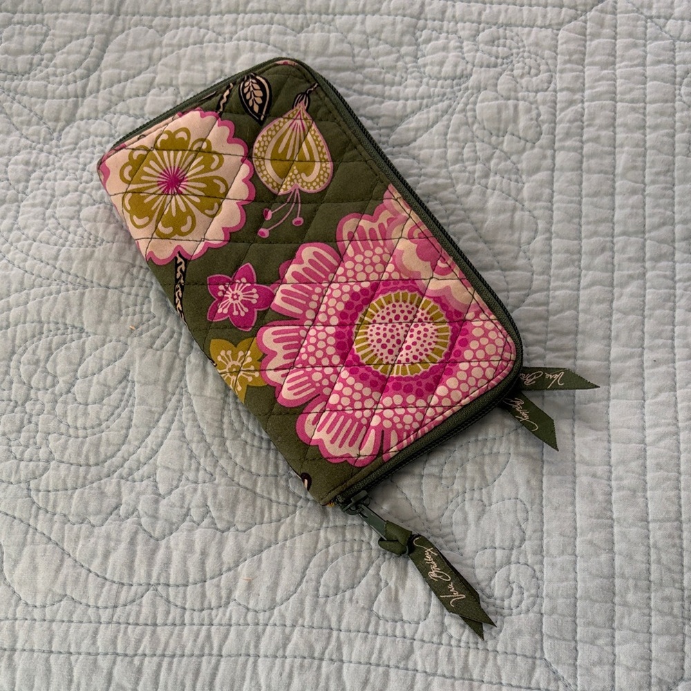Vera Bradley Pink Clutch/Wallet/Wristlet